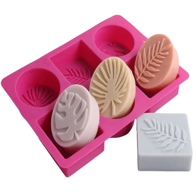 Soap Making Book For Beginners - Runde und quadratische Blatt-Silikon-Seifenform, handgefertigte Seifenherstellung,