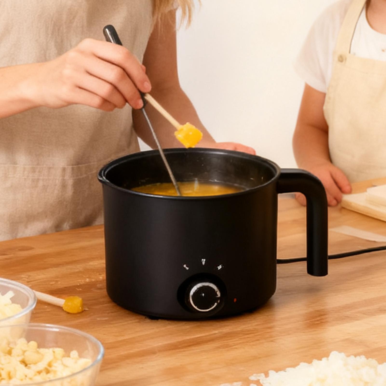 Soap Making Home - Kerzenwachs-Schmelztopf 1,5L Großer Edelstahl Elektrischer Antihaft-Kerzenherstellungstopf