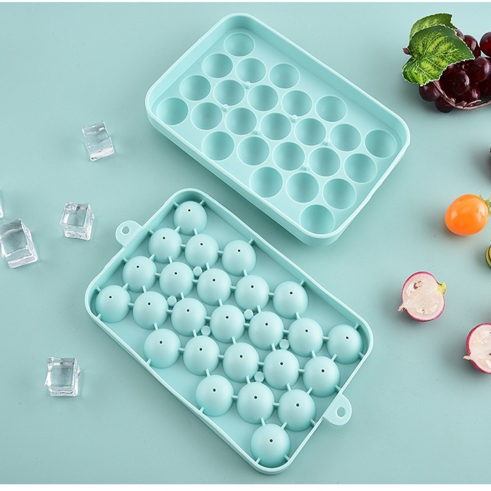 Melt Pour Soap Base - Kreative Silikon-Traubenball-Formen mit 25 Gittern, runde