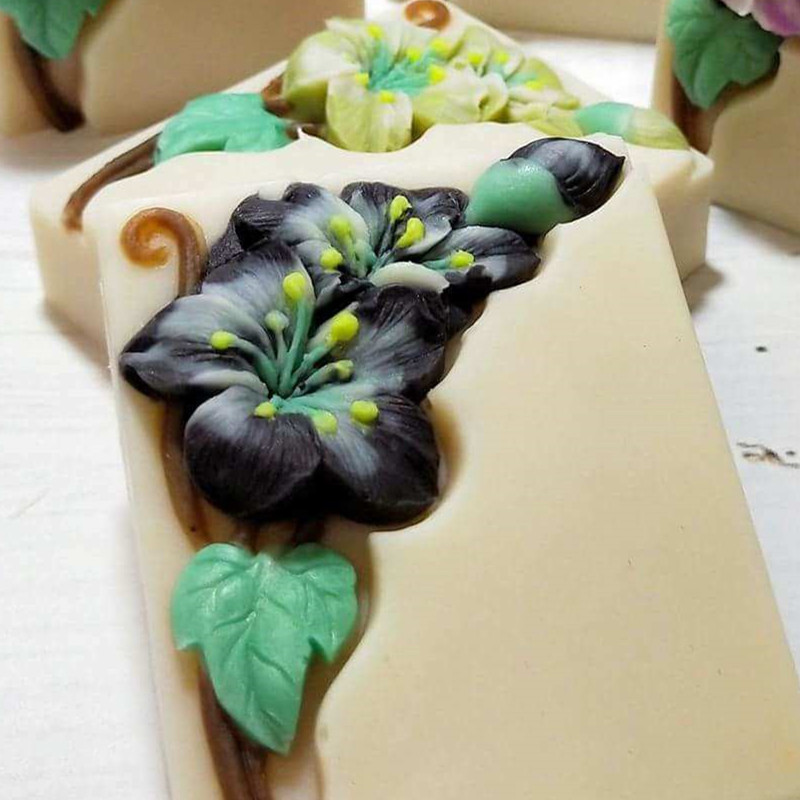 Hübsche Blumen-Seifenform, rec – Soap Making Cold Process Bewertung und Preis