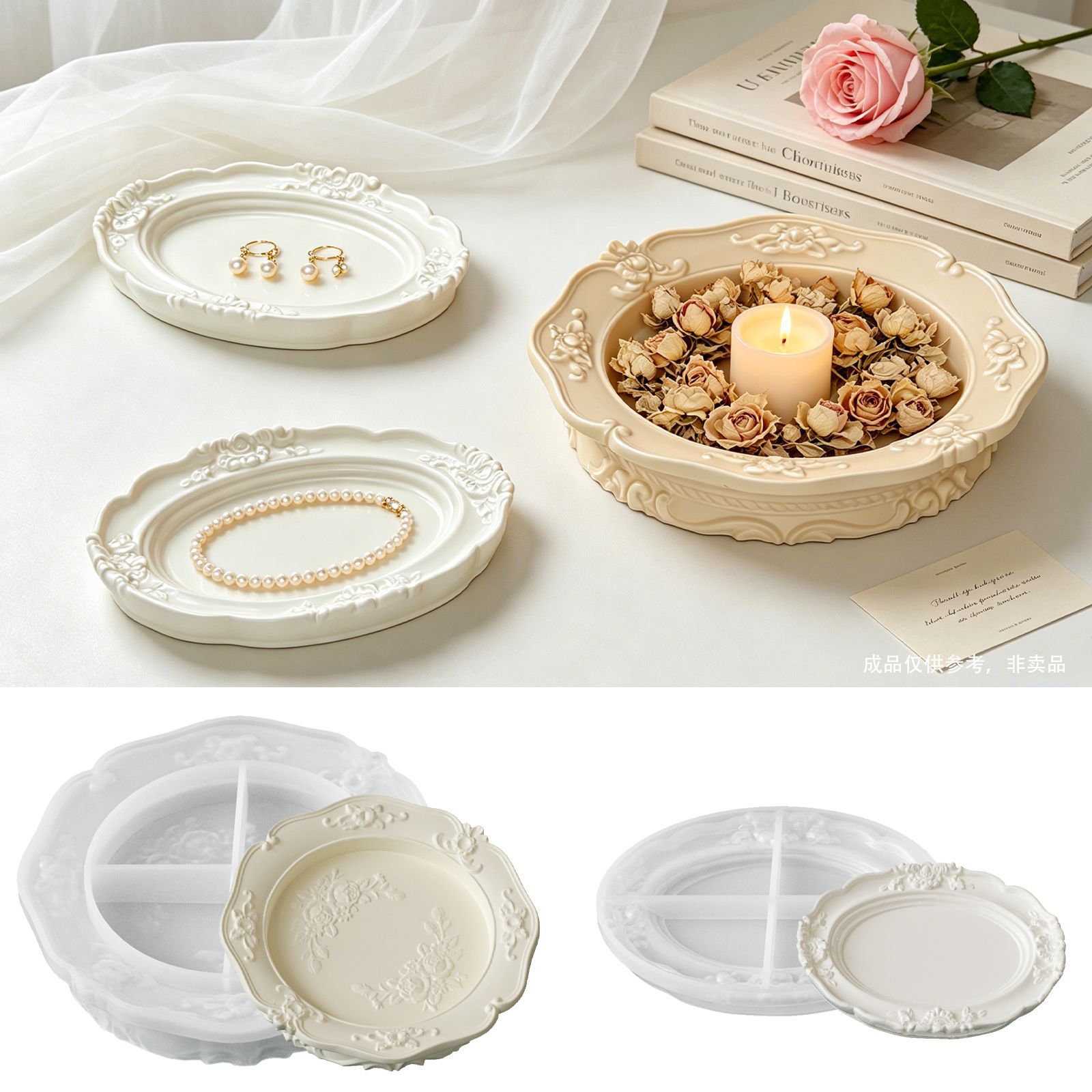 Elegante Vintage Barock-Spitze – Melt Pour Soap Base Bewertung und Preis