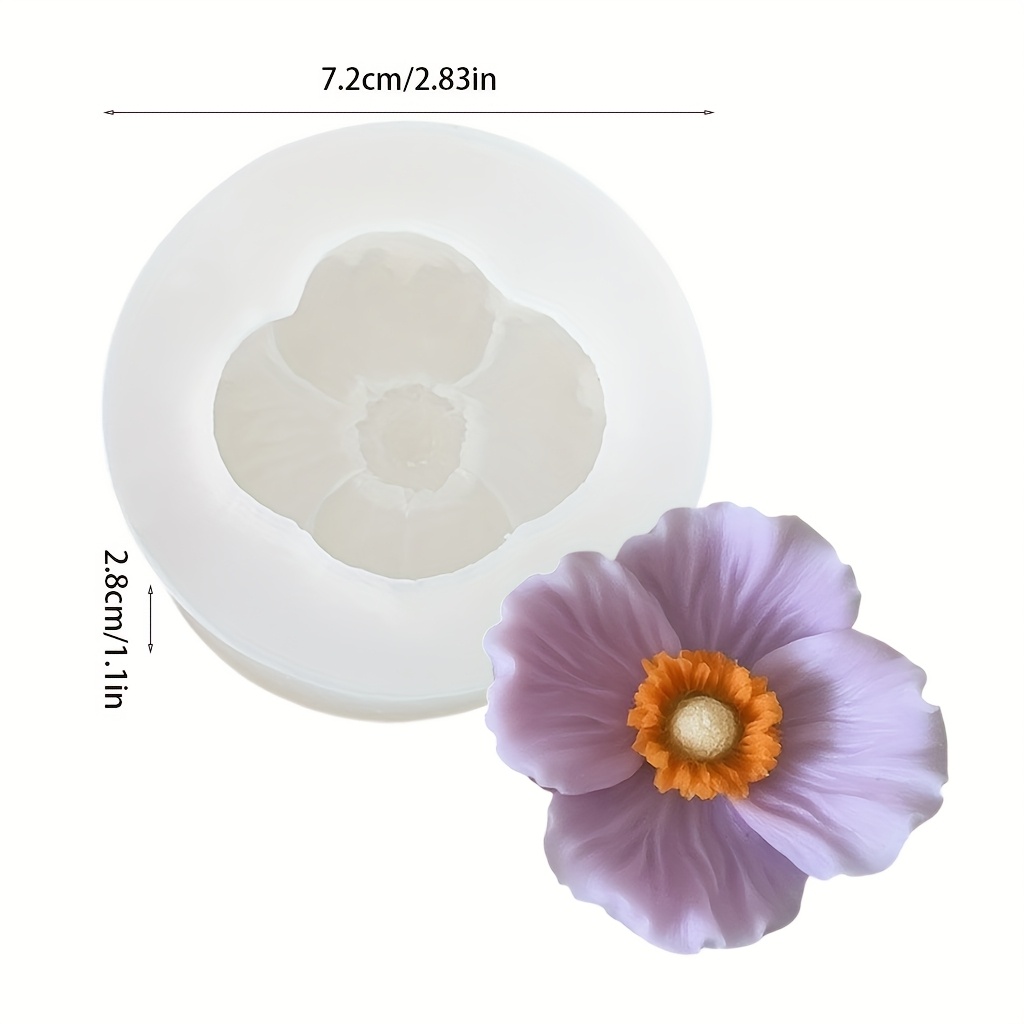 Blumen-Silikonform für Kerzen, – Soap Making Home Bewertung und Preis