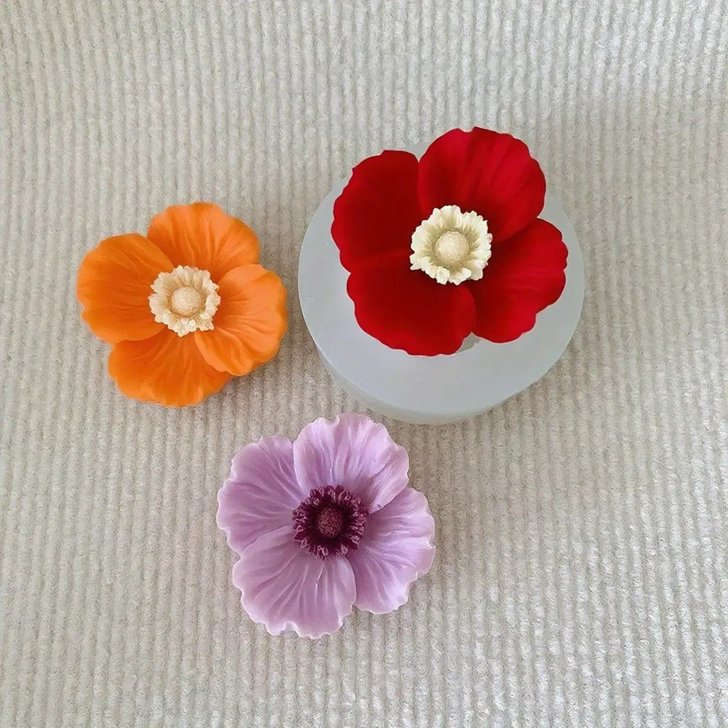 Blumen-Silikonform für Kerzen, – Soap Making Home Bewertung und Preis