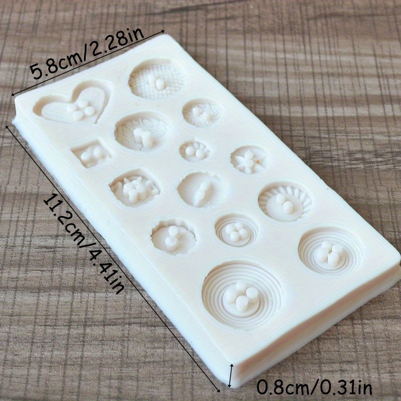 Knopfförmige Silikonform für S – Melt Pour Soap Base Bewertung und Preis