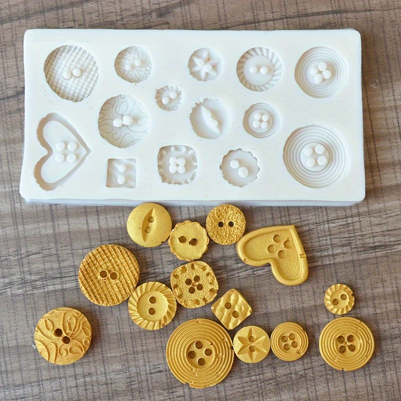 Knopfförmige Silikonform für S – Melt Pour Soap Base Bewertung und Preis