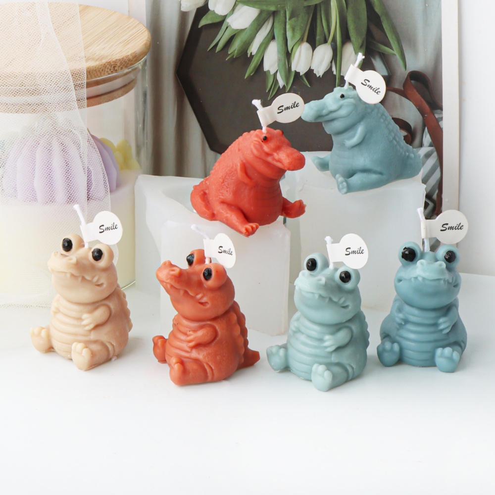 3D süße Krokodil Kerze Silikon – Soap Making Home Bewertung und Preis