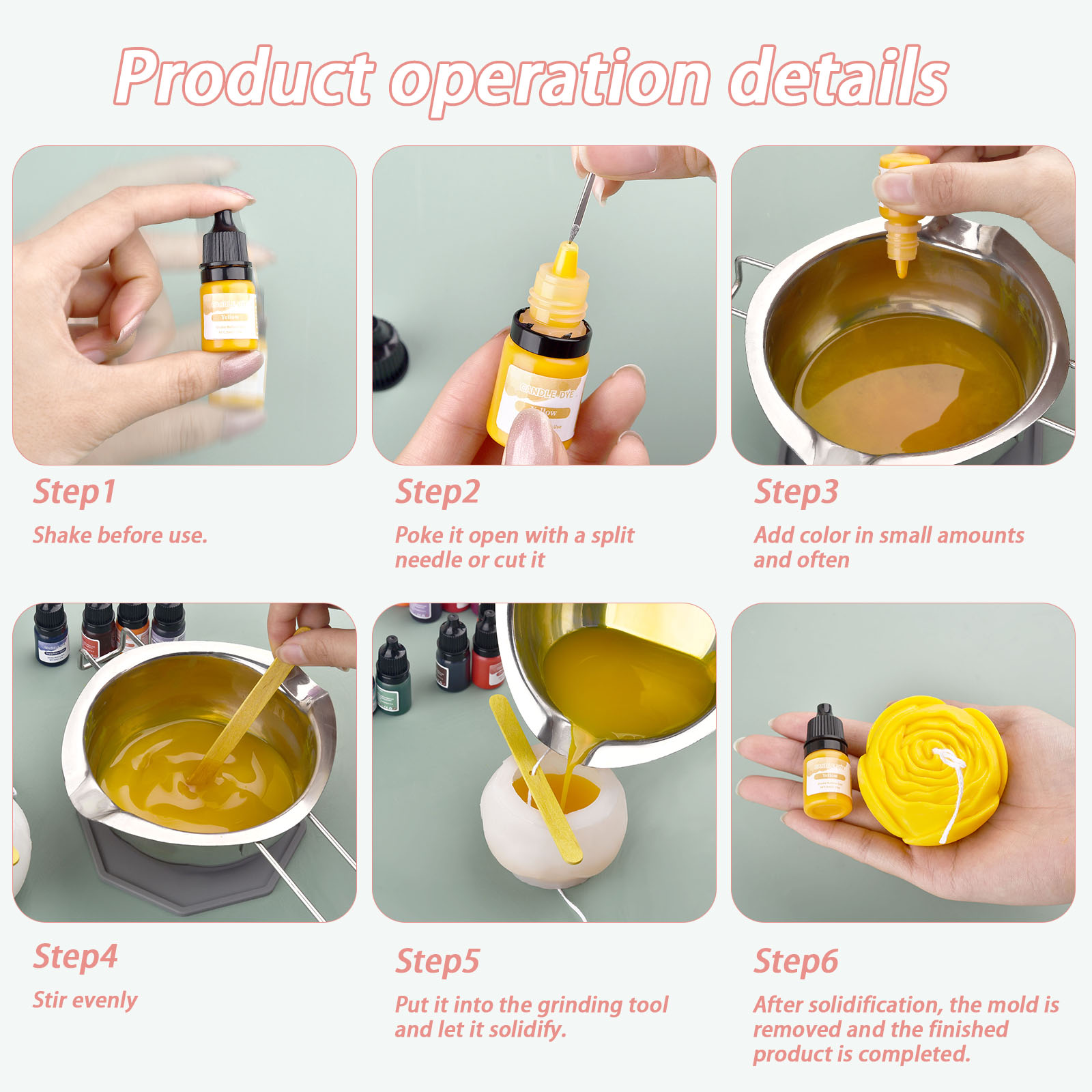 5 ml/Flasche Kerzenwachs Pigme – Soap Making Ingredient Bewertung und Preis